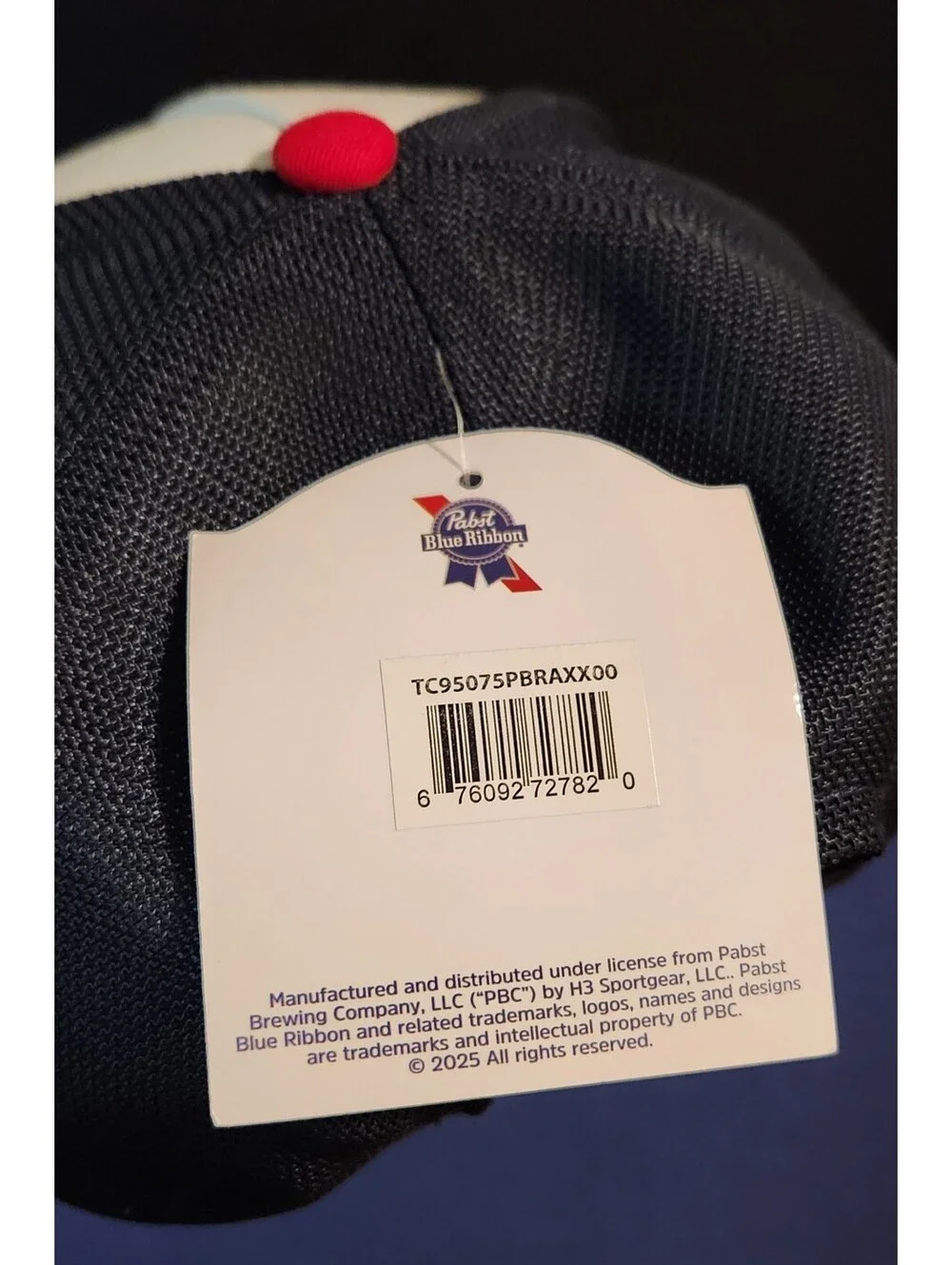 Pabst Blue Ribbon PBR Retro Trucker Hat Snapback H3 Sportgear NEW w/TAGS